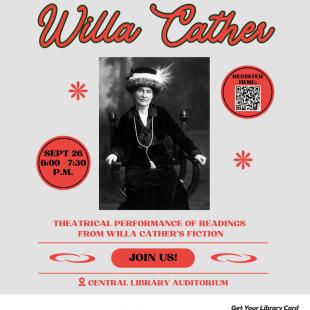 Reading Willa Cather flyer