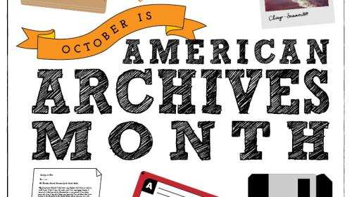 American Archives Month graphic