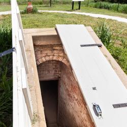 Door open to the root cellar