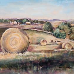 Nebraska Landscape | Karen Thurlow | 20x16 | Acrylic on Canvas | $300