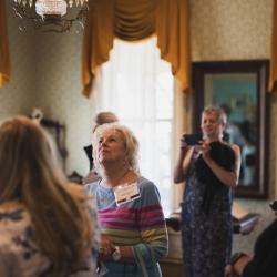 After the Dedication  Ceremony, tours were coordinated at the Willa Cather Childhood Home