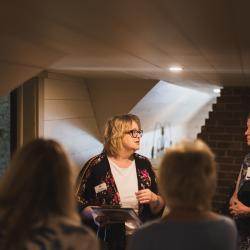 After the Dedication  Ceremony, tours were coordinated at the Willa Cather Childhood Home