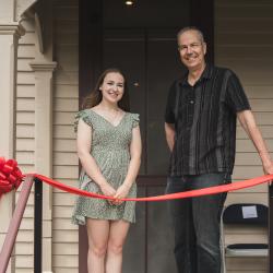 Before the Dedication: Miranda Davis, Nebraska Yourh Poet Laureate and Matt Mason, Nebraska State Poet 