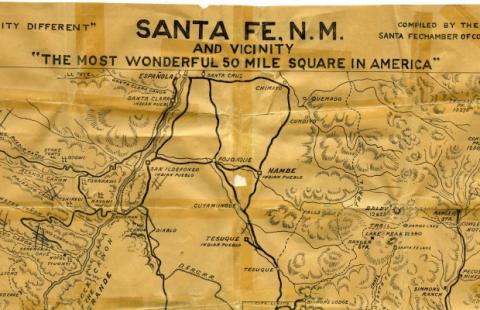 Santa Fe, New Mexico Map