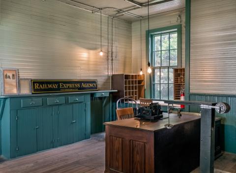 Burlington Depot Interior