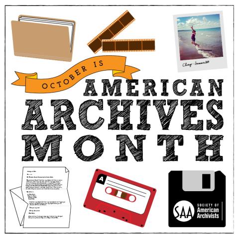 American Archives Month graphic