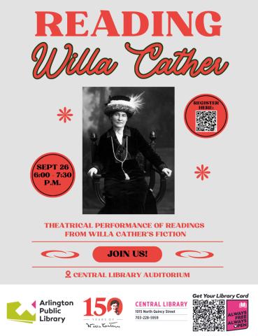 Reading Willa Cather flyer