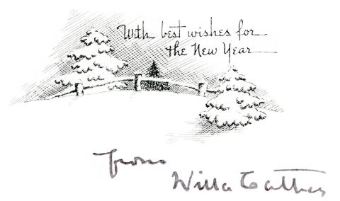 With best wishes from Willa Cather