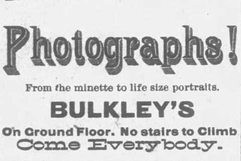 Bulkley Advertisement 1889